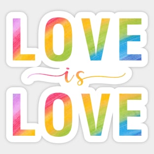 Love Is Love Sticker